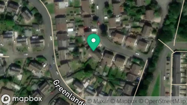 Map showing 103, GREENLANDS AVENUE, RAMSEY, ISLE OF MAN, IM8 2PE