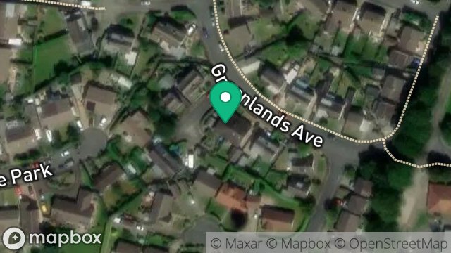 Map showing 80, GREENLANDS AVENUE, RAMSEY, ISLE OF MAN, IM8 2PQ