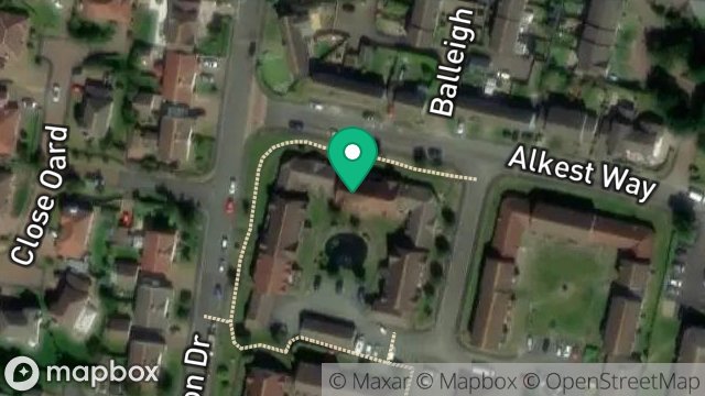Map showing 11 MAGNUS COURT, KINGS REACH, RAMSEY, ISLE OF MAN, IM8 3NT