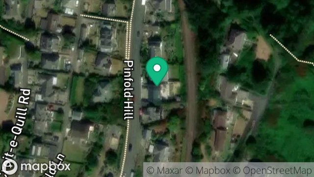 Map showing SPINDRIFT, PINFOLD HILL, LAXEY, ISLE OF MAN, IM4 7HN