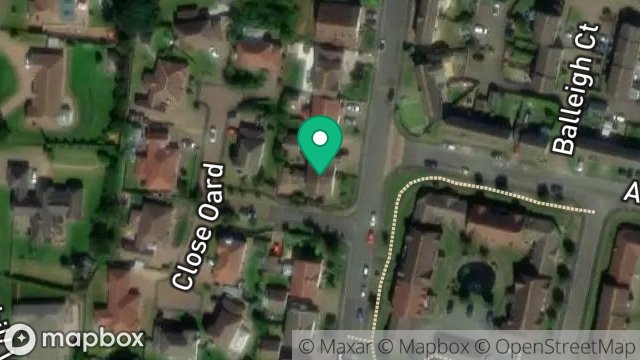 Map showing 40, CLIFTON DRIVE, RAMSEY, ISLE OF MAN, IM8 3NG