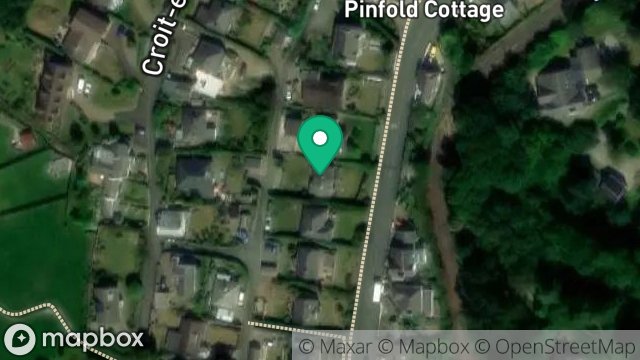 Map showing ARD BEG, PINFOLD HILL, LAXEY, ISLE OF MAN, IM4 7HN