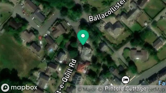 Map showing LAND ADJACENT TO, WESTDENE, CROIT E QUILL ROAD, LAXEY, ISLE OF MAN, IM4 7JJ