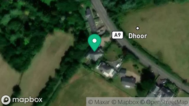 Map showing SHEARWATER, ANDREAS ROAD, DHOOR, RAMSEY, ISLE OF MAN, IM7 4EB