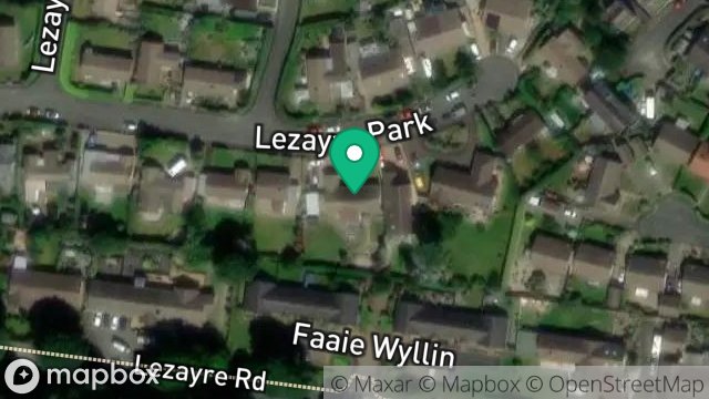 Map showing 16, LEZAYRE PARK, RAMSEY, ISLE OF MAN, IM8 2PU
