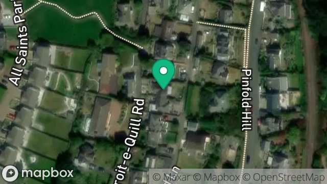 Map showing VARDALE, CROIT-E-QUILL ROAD, LAXEY, ISLE OF MAN, IM4 7JH