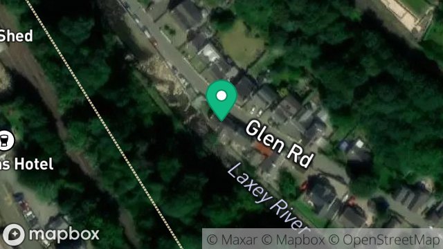 Map showing 3, VICTORIA TERRACE, GLEN ROAD, LAXEY, ISLE OF MAN, IM4 7AW