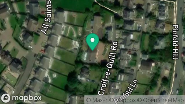 Map showing FAIRDALE, CROIT-E-QUILL ROAD, LAXEY, ISLE OF MAN, IM4 7JH