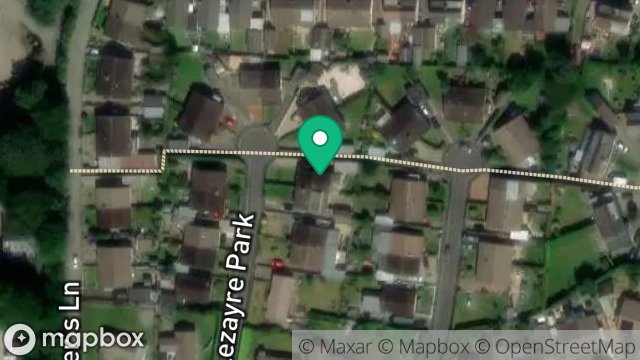 Map showing 27, LEZAYRE PARK, RAMSEY, ISLE OF MAN, IM8 2PS