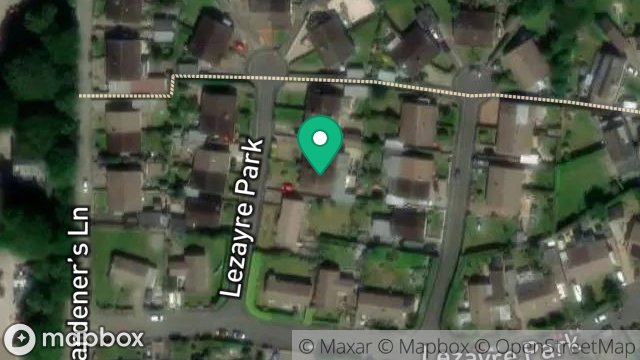 Map showing 33, LEZAYRE PARK, RAMSEY, ISLE OF MAN, IM8 2PS