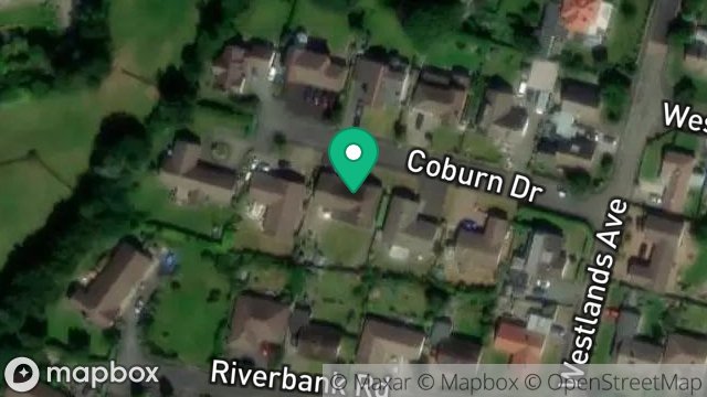 Map showing 10, COBURN DRIVE, RAMSEY, ISLE OF MAN, IM8 3PT