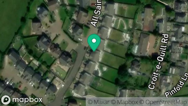 Map showing PLOT 36, REAYRT NY GLIONNEY DRIVE, LAXEY, ISLE OF MAN, IM4 7LG