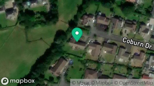 Map showing 12, COBURN DRIVE, RAMSEY, ISLE OF MAN, IM8 3PT