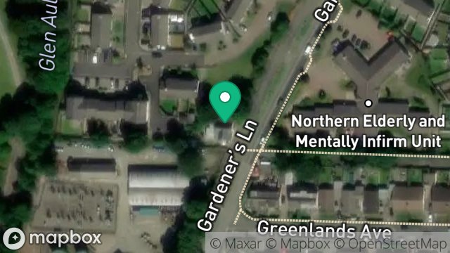 Map showing MILNTOWN GATEHOUSE, GARDENERS LANE, RAMSEY, ISLE OF MAN, IM8 2TF