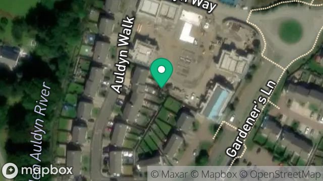 Map showing FIELD 134277, GARDENERS LANE, RAMSEY, ISLE OF MAN, IM8 2TN