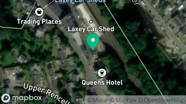 Map showing SUNNY GLEN, LOWER RENCELL HILL, LAXEY, ISLE OF MAN, IM4 7BH