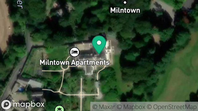 Map showing MILNTOWN MANSION, GLEN AULDYN, RAMSEY, ISLE OF MAN, IM7 2AB