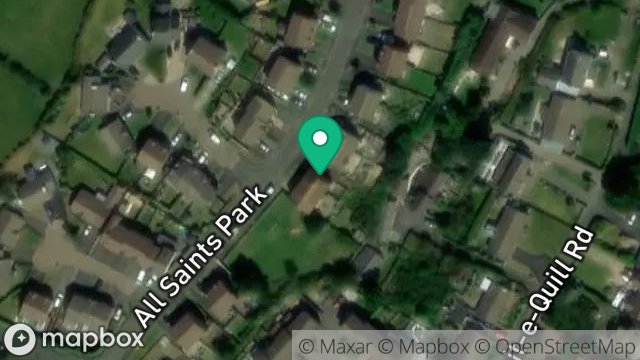Map showing 12, ALL SAINTS PARK, LONAN, LAXEY, ISLE OF MAN, IM4 7LA