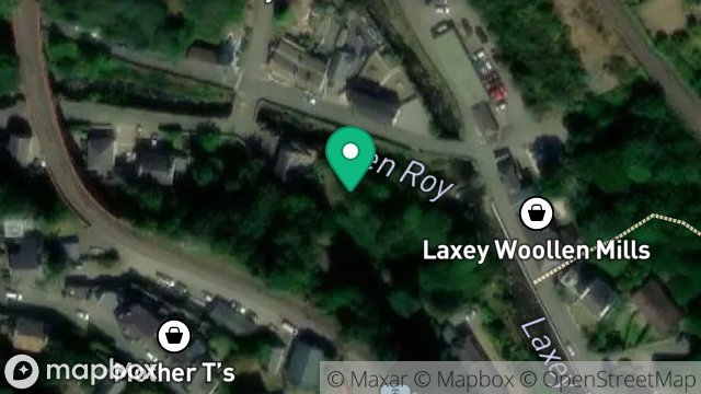 Map showing MER SUBSTATION, LOWER RENCELL HILL, LAXEY, ISLE OF MAN, IM4 7BH