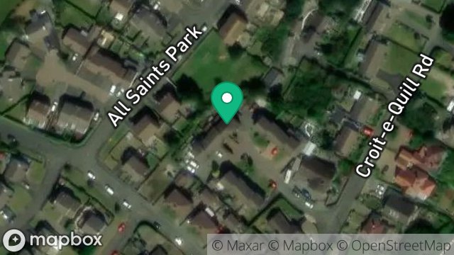 Map showing 5, CROIT-E-QUILL CLOSE, LAXEY, ISLE OF MAN, IM4 7JE
