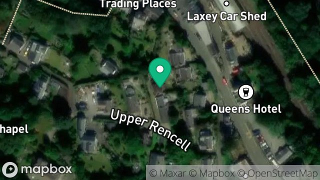 Map showing NEWHOLME COTTAGE, RENCELL, LAXEY, ISLE OF MAN, IM4 7BW