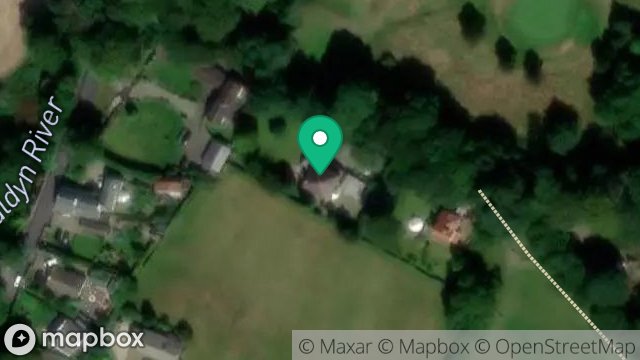 Map showing ST. BENEDICTS, GLEN AULDYN, RAMSEY, ISLE OF MAN, IM7 2AD