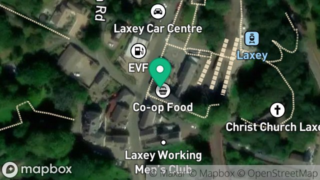 Map showing FLAT 2, WHITE HOUSE, 11, NEW ROAD, LAXEY, ISLE OF MAN, IM4 7BB