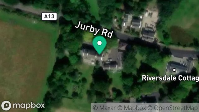 Map showing MONA HOUSE, JURBY ROAD, LEZAYRE, RAMSEY, ISLE OF MAN, IM7 2EA