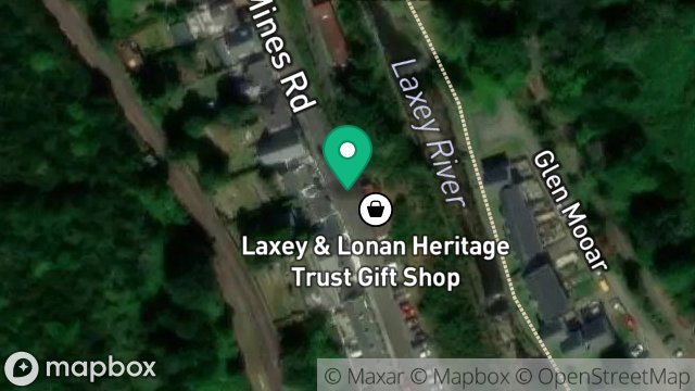 Map showing LIGHTING, MINES ROAD, LAXEY, ISLE OF MAN, IM4 7NH