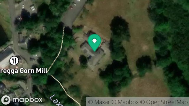 Map showing CRONK-E-CHULE, WHEEL HILL, LAXEY, ISLE OF MAN, IM4 7NL