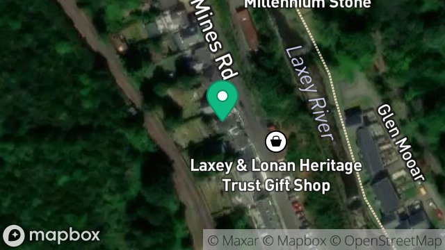 Map showing 24, MINES ROAD, LAXEY, ISLE OF MAN, IM4 7NH