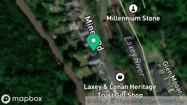 Map showing 26, MINES ROAD, LAXEY, ISLE OF MAN, IM4 7NH