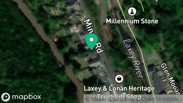 Map showing 27, MINES ROAD, LAXEY, ISLE OF MAN, IM4 7NH