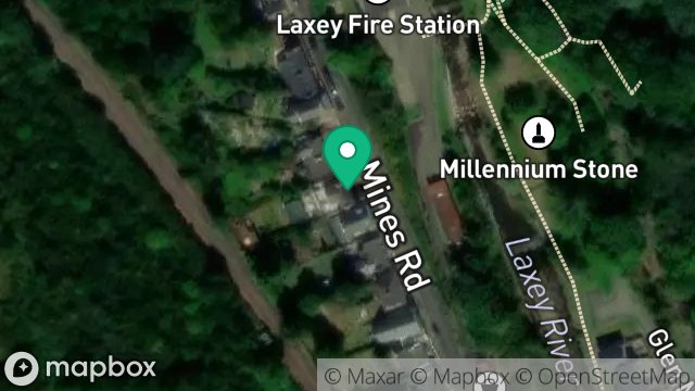 Map showing LANCASHIRE HOUSE, MINES ROAD, LAXEY, ISLE OF MAN, IM4 7NH