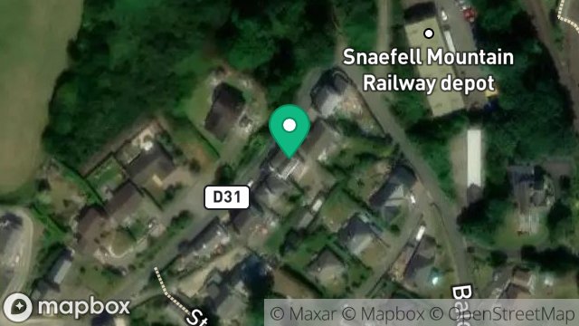 Map showing ALMA, BALDHOON ROAD, LAXEY, ISLE OF MAN, IM4 7NE