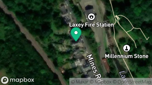 Map showing 33, MINES ROAD, LAXEY, ISLE OF MAN, IM4 7NH