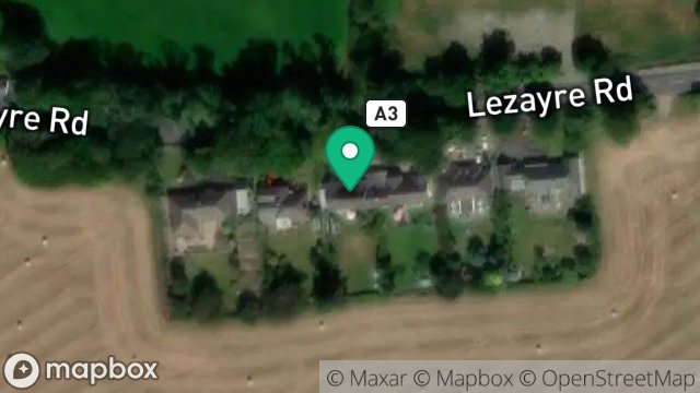 Map showing UNDERHILL, LEZAYRE ROAD, LEZAYRE, RAMSEY, ISLE OF MAN, IM7 2AJ