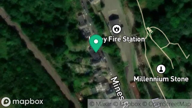 Map showing ELVASTON, 34, MINES ROAD, LAXEY, ISLE OF MAN, IM4 7NH