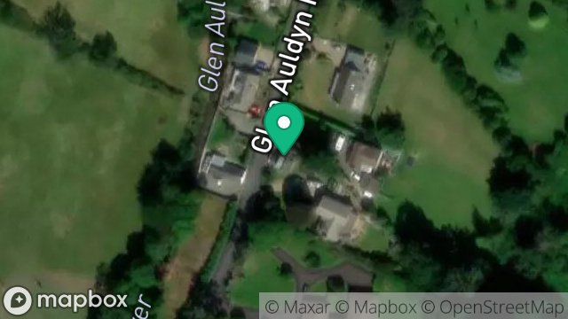 Map showing OLD CHAPEL, GLEN AULDYN, RAMSEY, ISLE OF MAN, IM7 2AE
