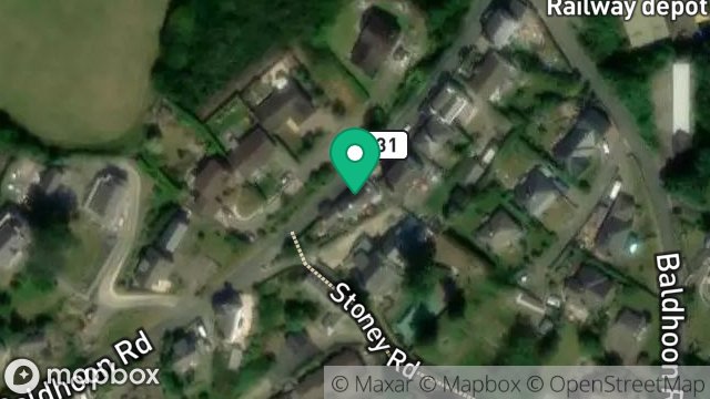 Map showing LAUREL COTTAGE, BALDHOON ROAD, LAXEY, ISLE OF MAN, IM4 7NE