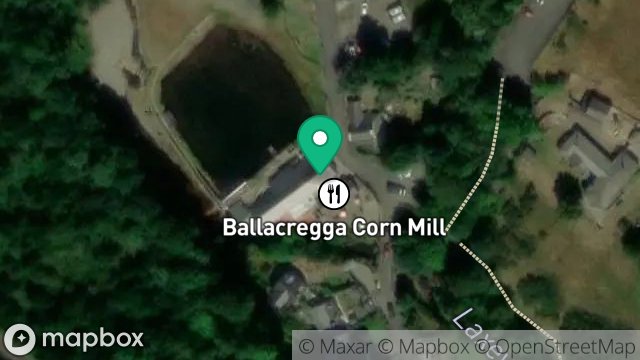 Map showing FACTORY, WHEEL HILL, LAXEY, ISLE OF MAN, IM4 7NL