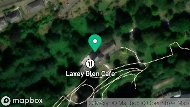 Map showing THE PAVILION, NEW ROAD, LAXEY, ISLE OF MAN, IM4 7BE