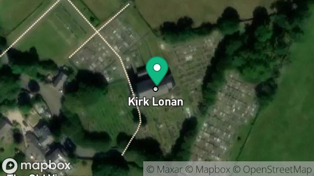 Map showing LONAN CHURCH, LONAN CHURCH ROAD, LAXEY, ISLE OF MAN, IM4 7JX