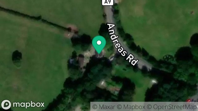 Map showing AUST VEG, AUST LANE, AUST, RAMSEY, ISLE OF MAN, IM7 4EG