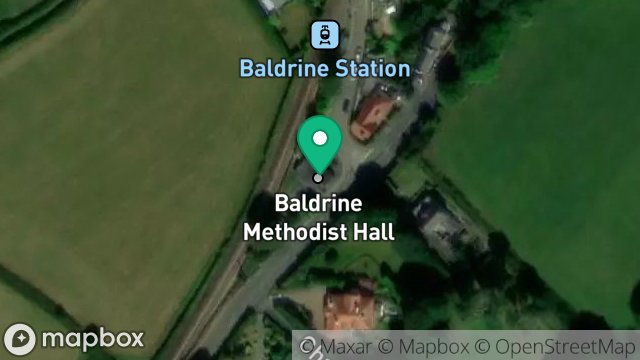Map showing METHODIST CHURCH HALL, BALDRINE HILL, BALDRINE, ISLE OF MAN, IM4 6DQ