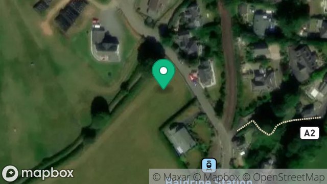 Map showing FIELD 614733, BALDRINE ROAD, BALDRINE, ISLE OF MAN, IM4 6EB