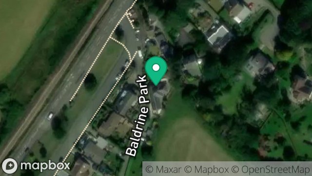Map showing LINDEN LEA, OLD LONAN ROAD, BALDRINE, ISLE OF MAN, IM4 6DF