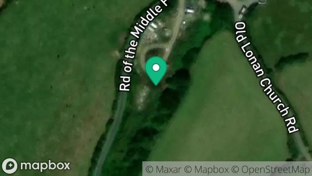 Map showing FIELD 614795, BALLAMENAGH ROAD, BALDRINE, ISLE OF MAN, IM4 6AH
