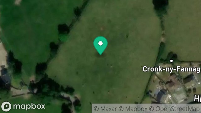 Map showing FIELD 612727, BALDRINE ROAD, BALDRINE, ISLE OF MAN, IM4 6EE