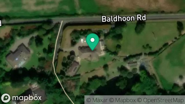Map showing GANDERS, BALDHOON ROAD, BALDHOON, LAXEY, ISLE OF MAN, IM4 7QH